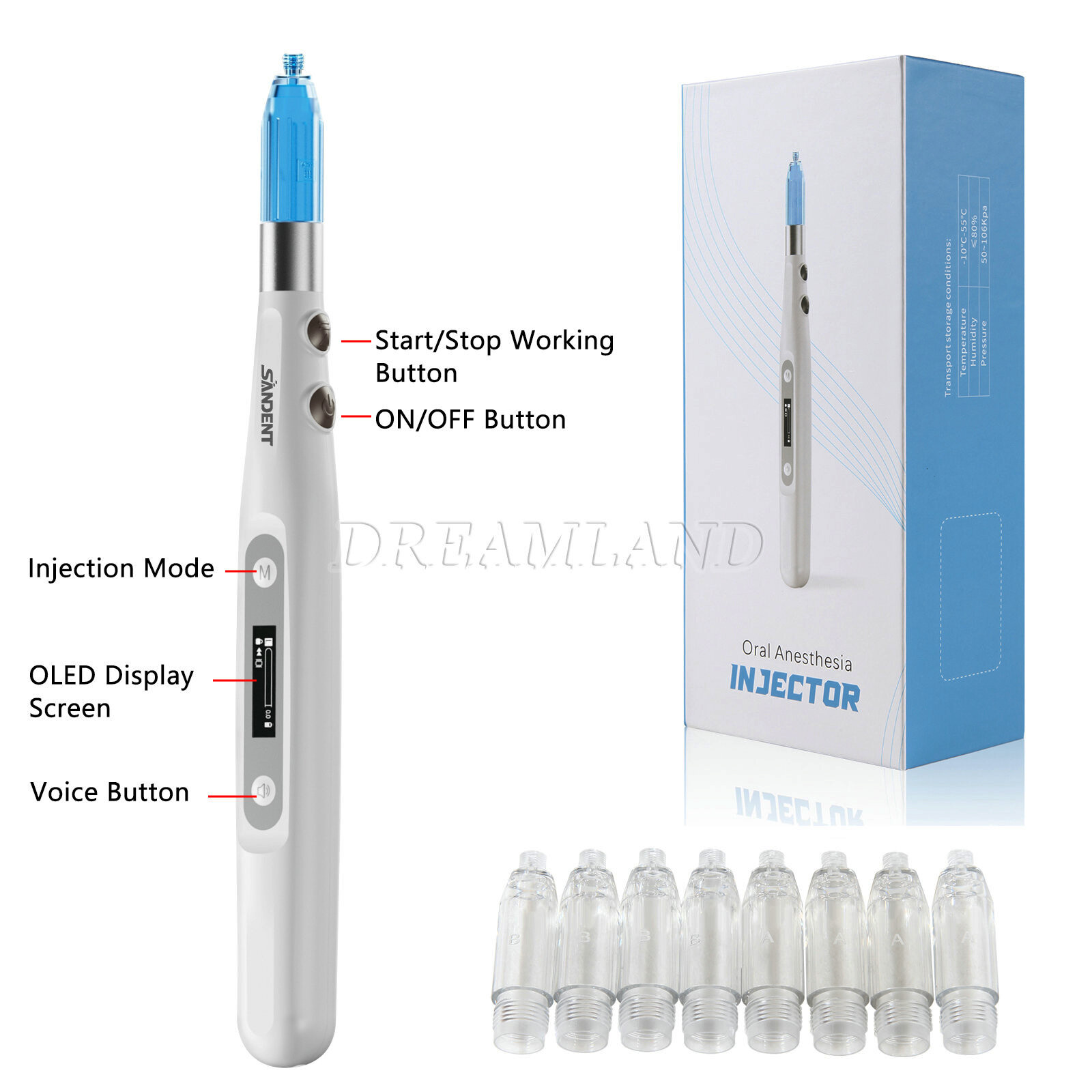Dental Painless Oral Local Anesthesia Device anestesia Pen USB USA