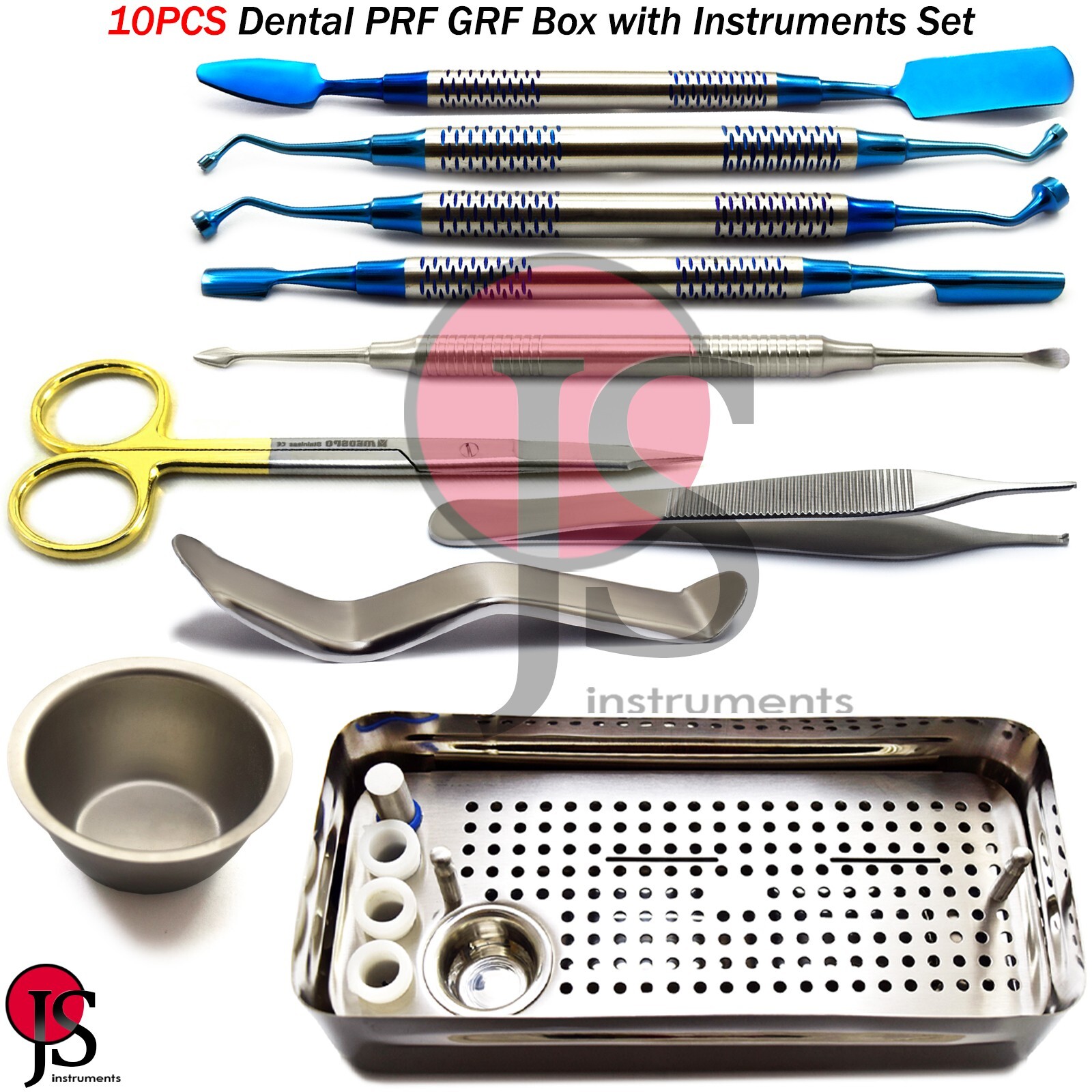 Dental PRF GRF Box Rich Fabrin Dental Implant Surgery Instruments Membrane Kit