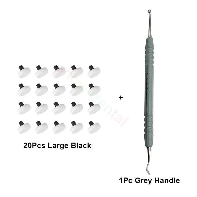 Dental OptraSculpt Foam Pads Kit Veneer Composite Resin Filling Spatula Handle