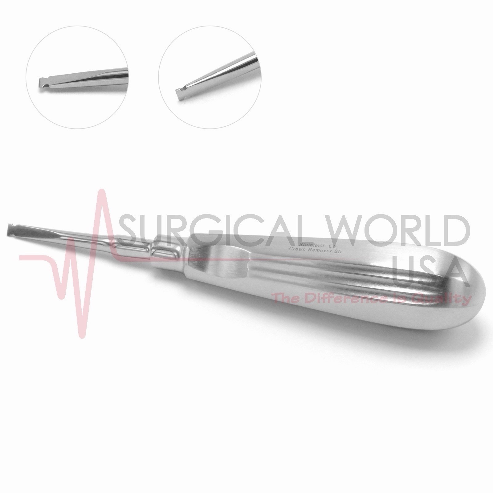 Christensen Crown Remover Spreader Straight Dental Elevators Crowns Removal Tool