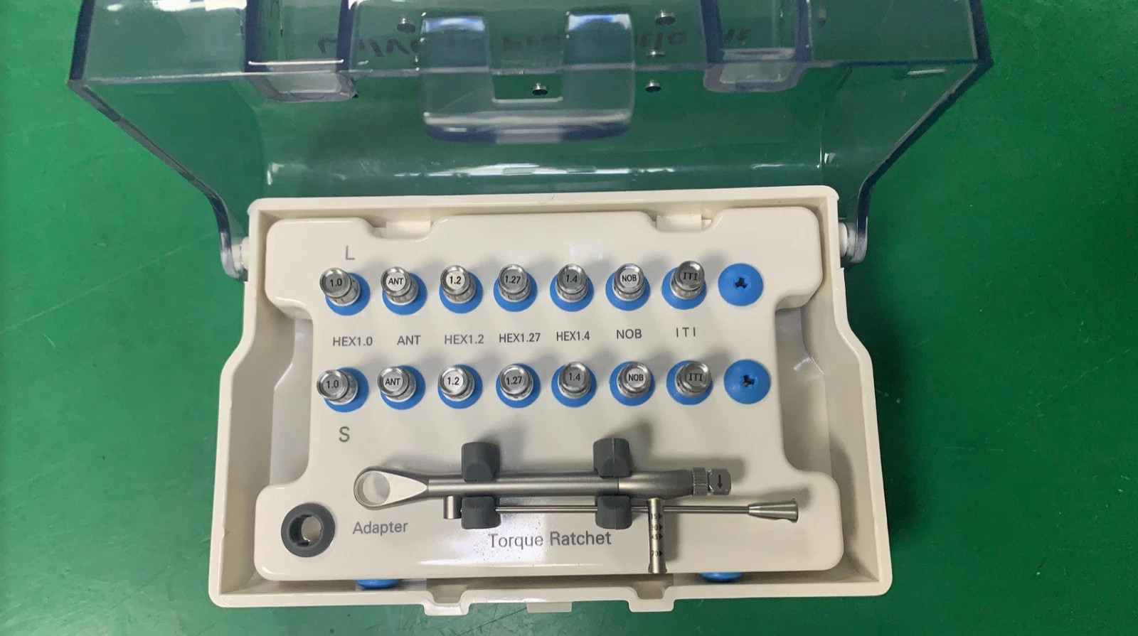 Dental Prosthetic Kit Set 14 Drivers & Torque Wrench Kit With Box