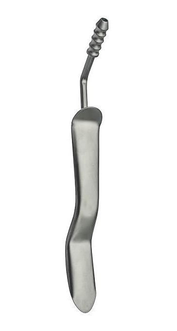 Dental Minnesota Cheek Retractor With Suction Tube Dental Implant Instruments
