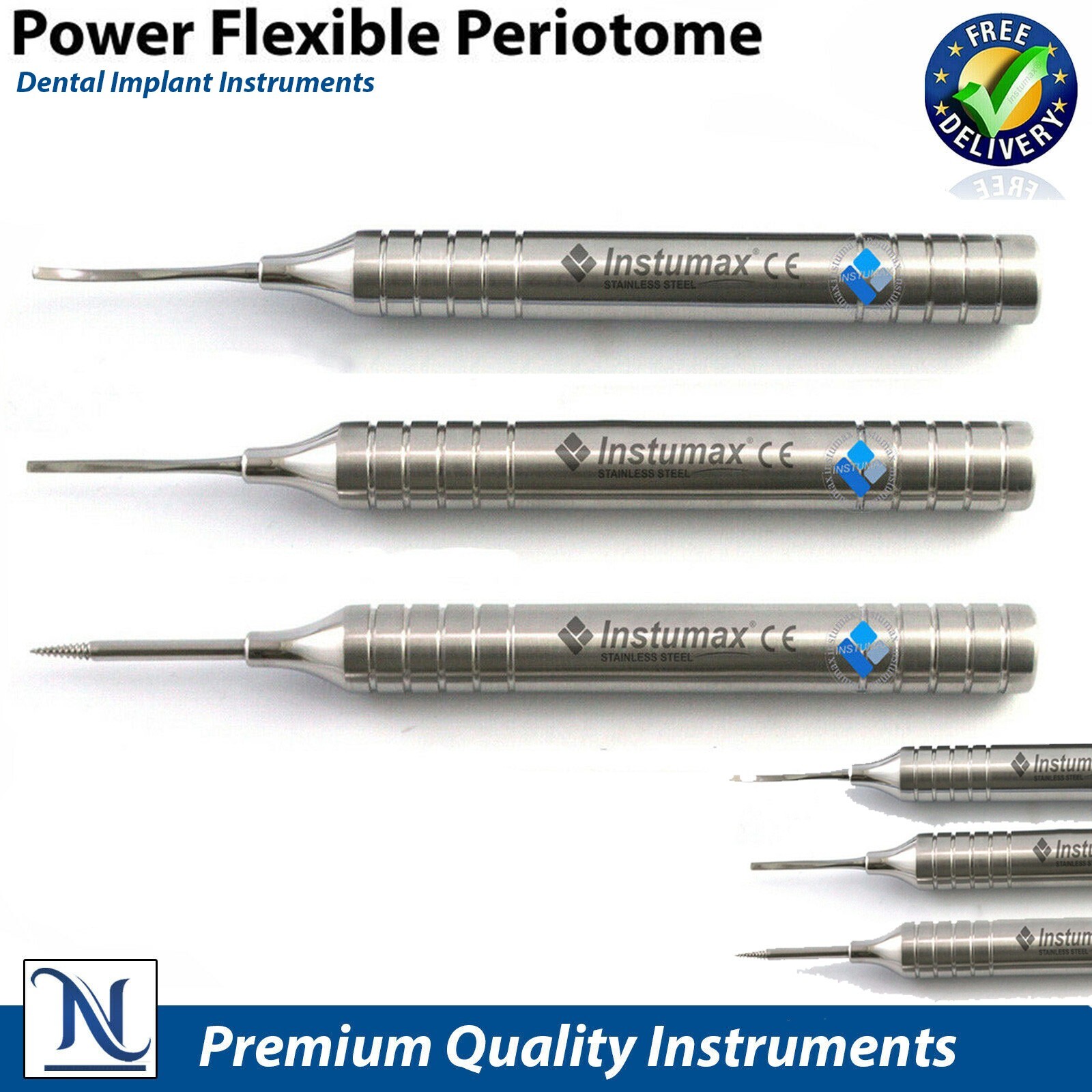 Dental Implant Surgery PDL Elevators Surgical Forceps Atraumatic Extraction Kit
