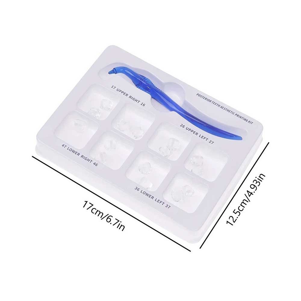 Dental Posterior Teeth Aesthetic Printing Mould Kit Restoration Filling Tools