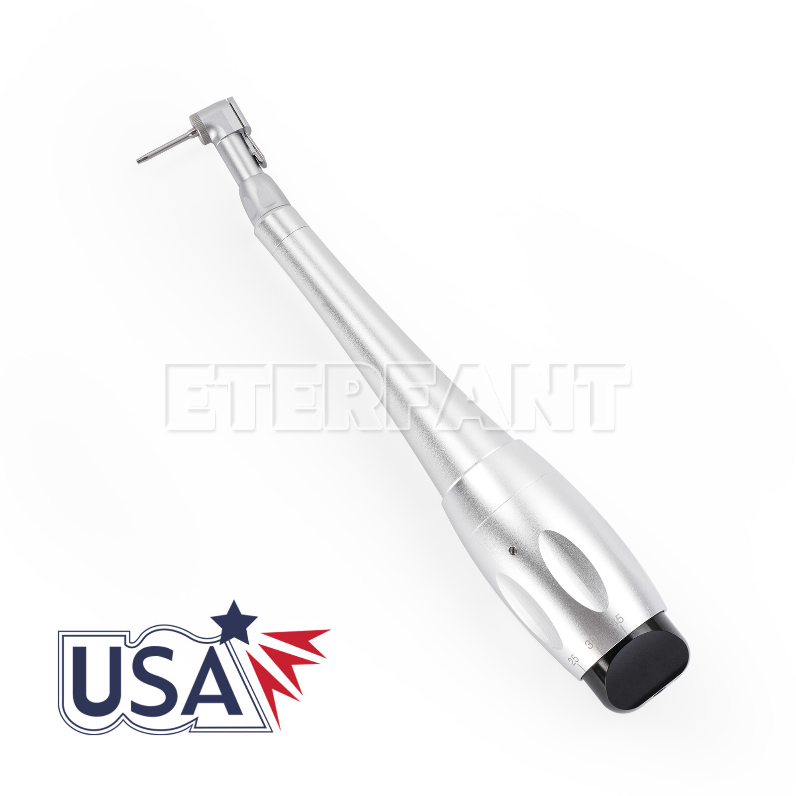 Dental Universal Implant Kit Torque Wrench Contra Angle &16pcs Drivers Silver
