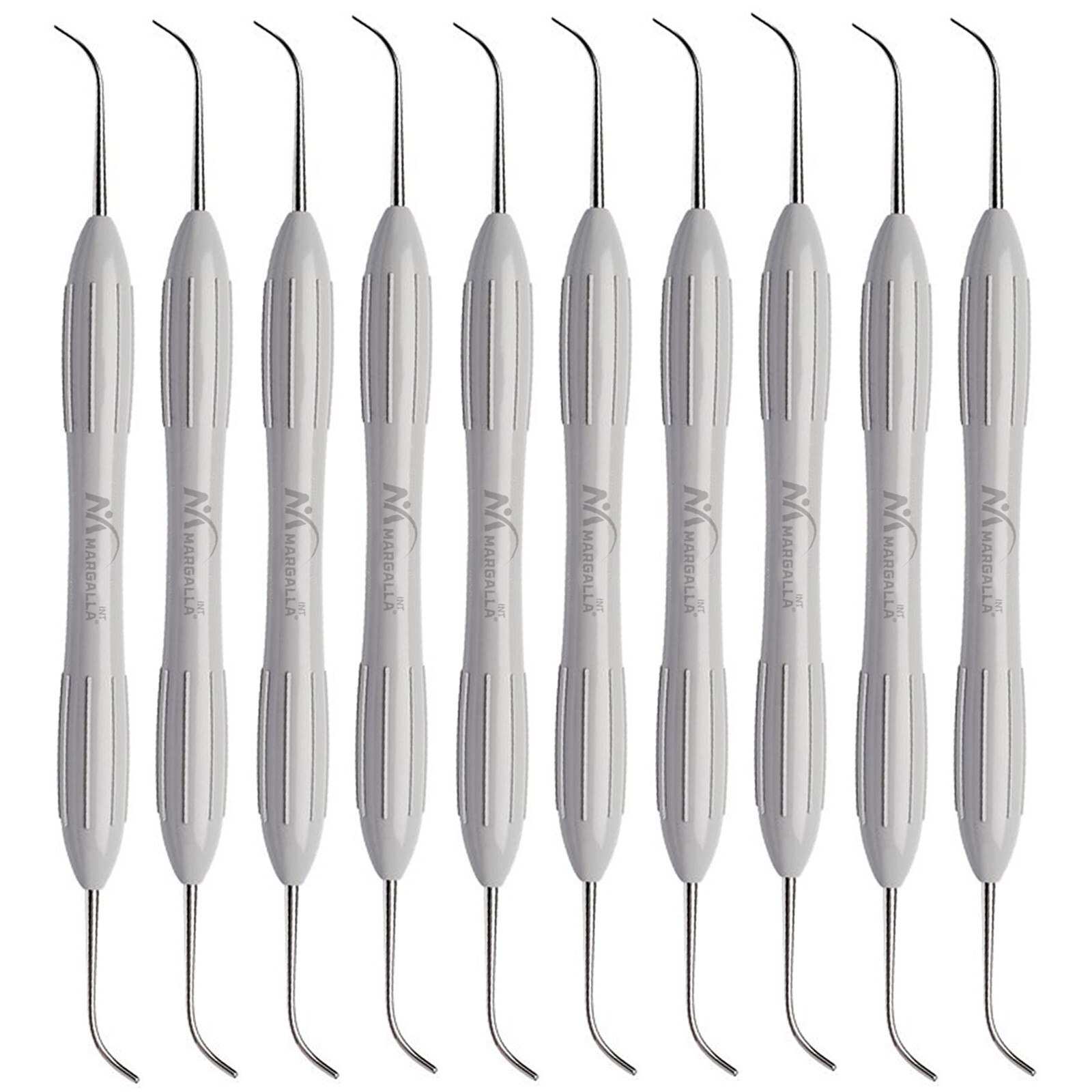 10Pcs Condensa Composite Filling Instruments Restorative Silicone Handle