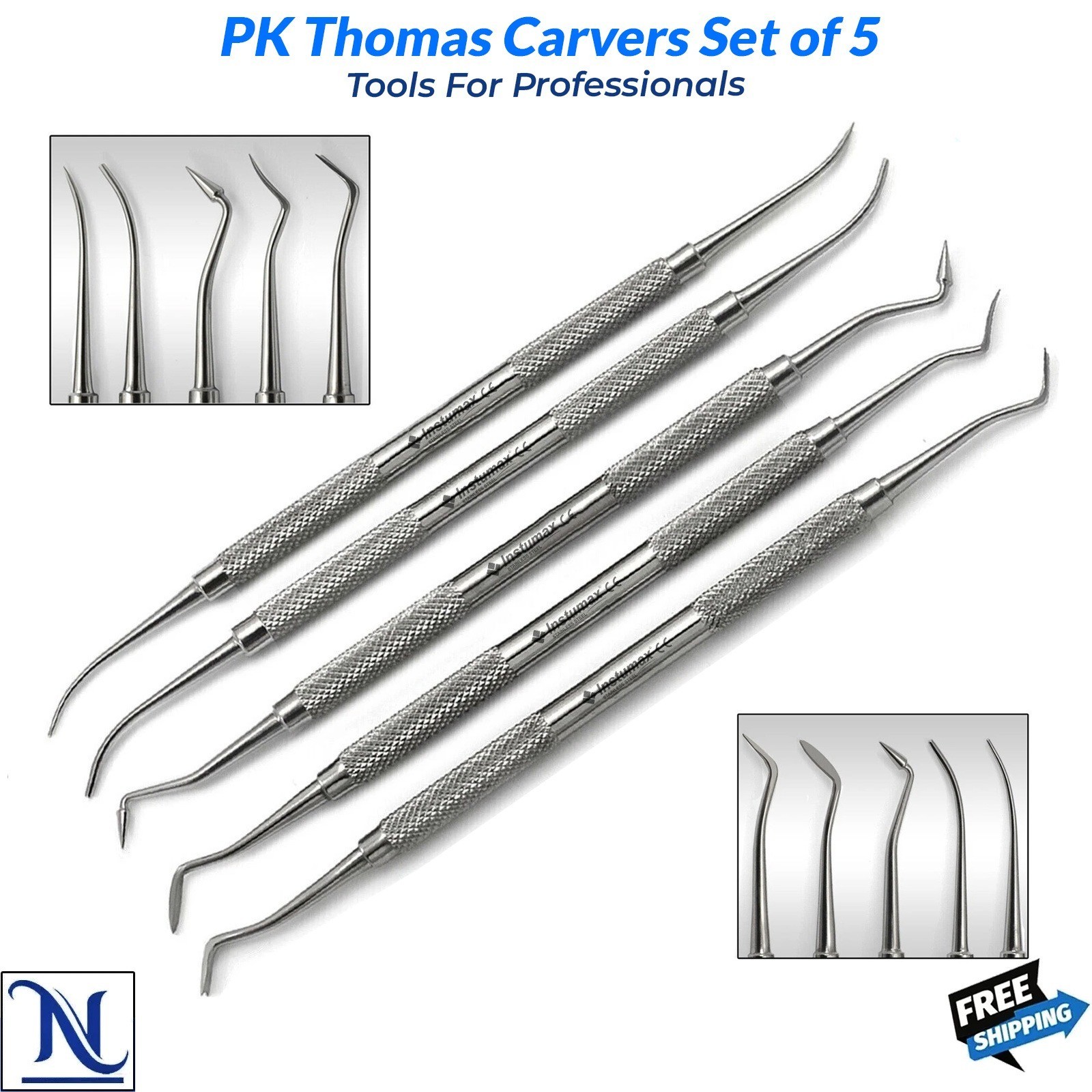 Dental Laboratory Wax Modelling Carving Wax Spatulas PK Thomas Caliper Lab Tools
