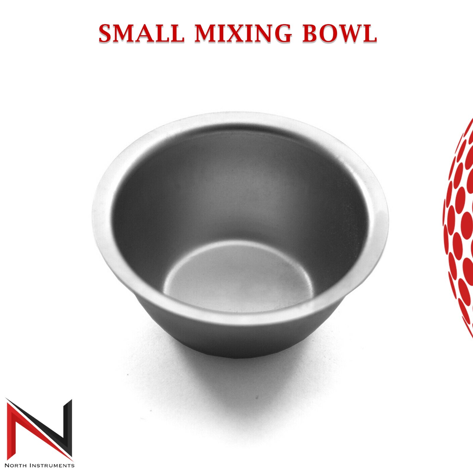 Steel Small Bone Mixing Bowl Dental Laboratory Surgical Implant Instruments