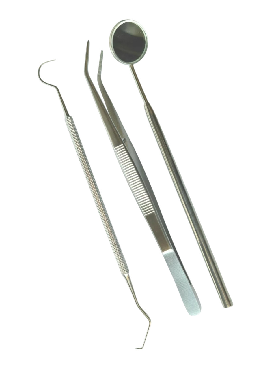3 pieces Basic Dental Instruments Set Mirror Explorer