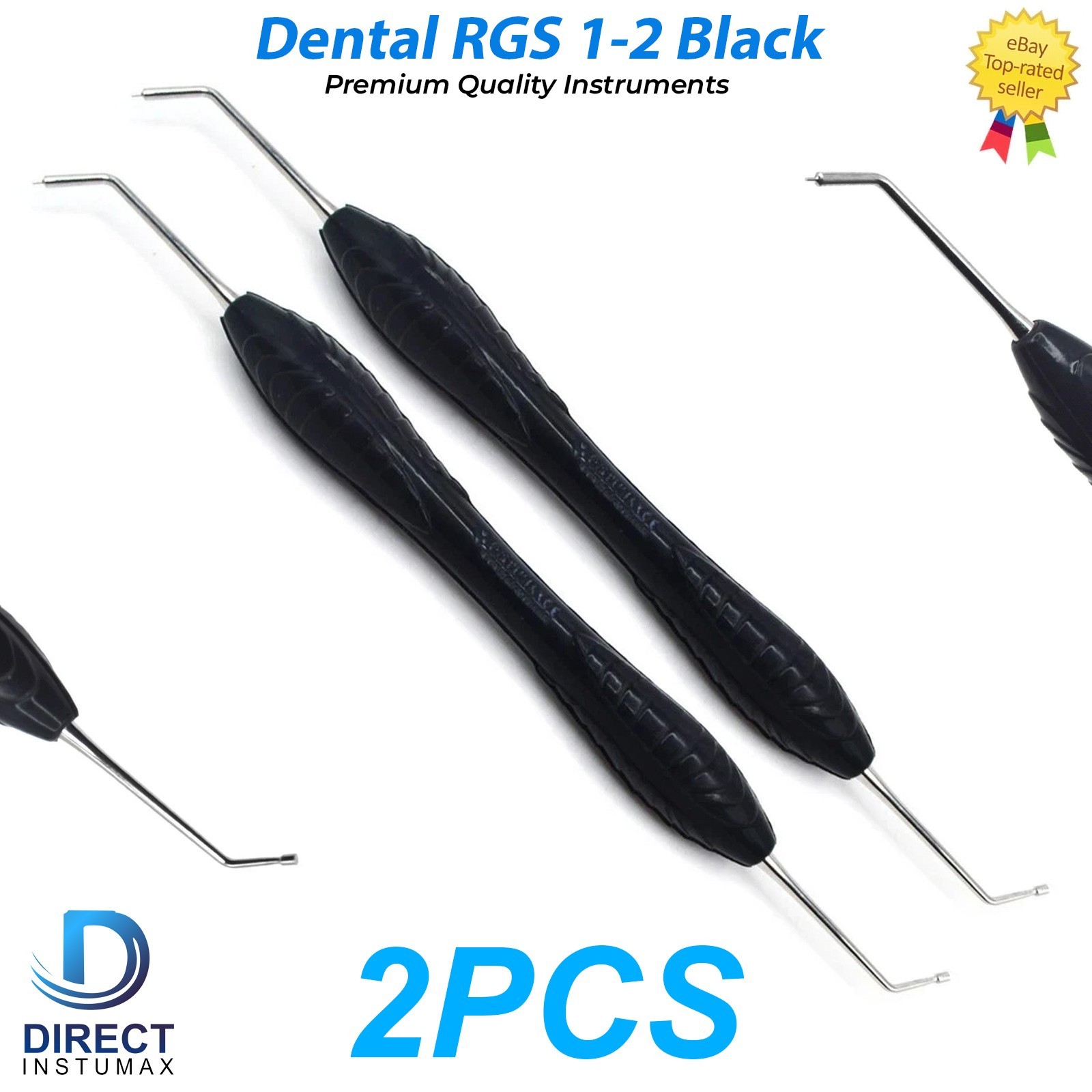 Dental RGS 1-2 Instrument Silicone Handle Depth Dimensions for Restoration