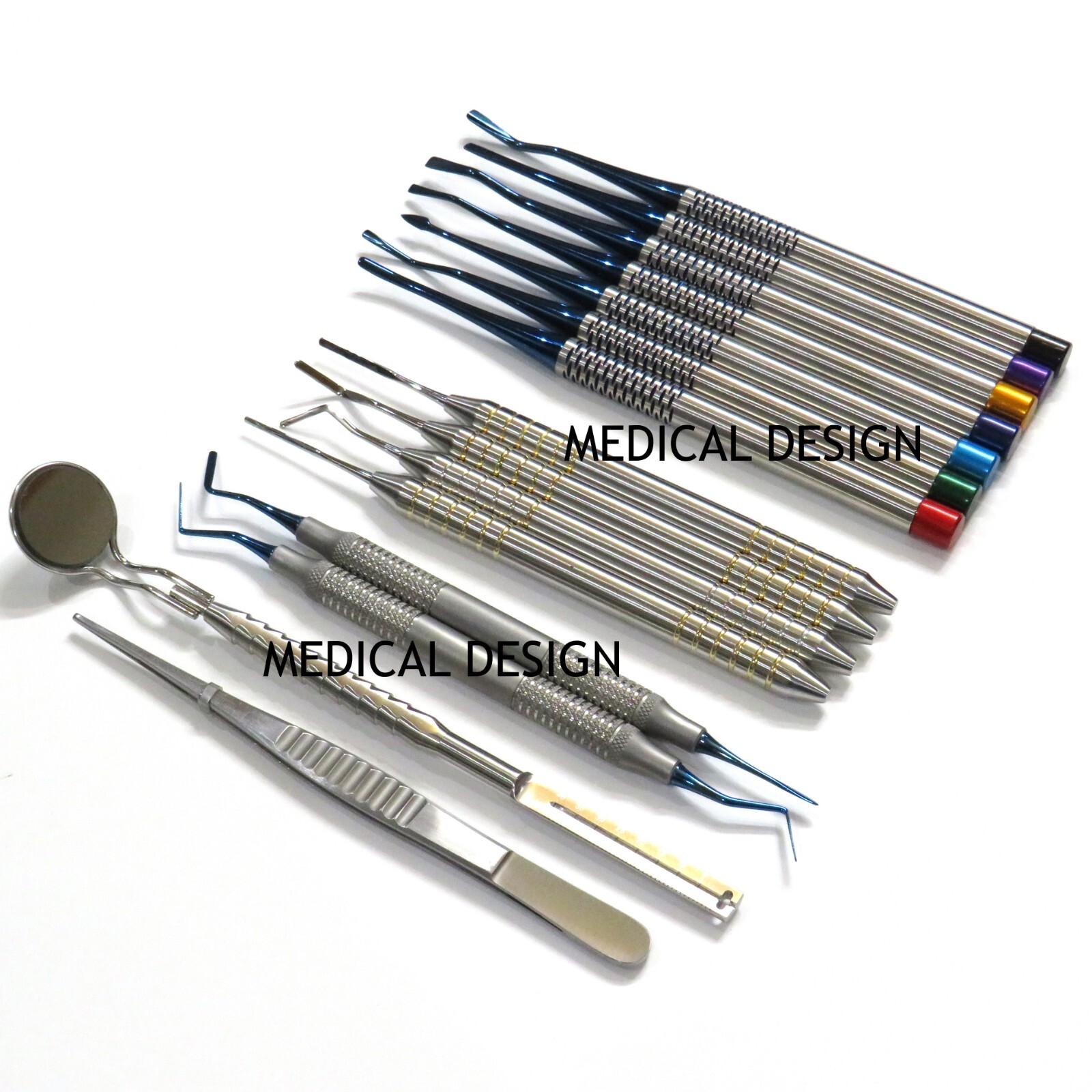 Precise Tips Dental PDL Luxating Root Elevators Periotome PT1 PT2 Debakey Forcep