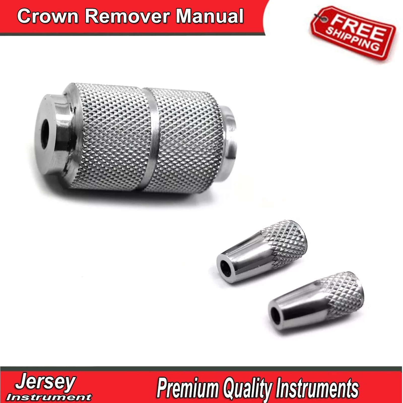Dental Restorative Crown Remover Manual With 3 Tips Crowns Bridge Removal Tools