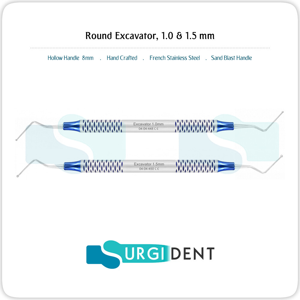 EXCAVATOR RESTORATIVE SPOON DOUBLE ENDED DENTAL INSTRUMENTS