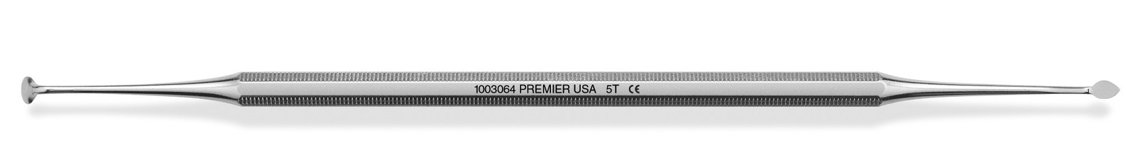 Premier 1003064 Double End Discoid-Cleoid Tanner #5T Carver Octagonal Handle