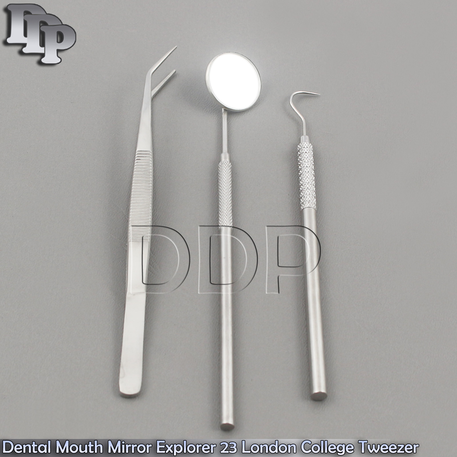 Dental Serrated London College Tweezer Dentists Armamentarium Probe 23 Explorer