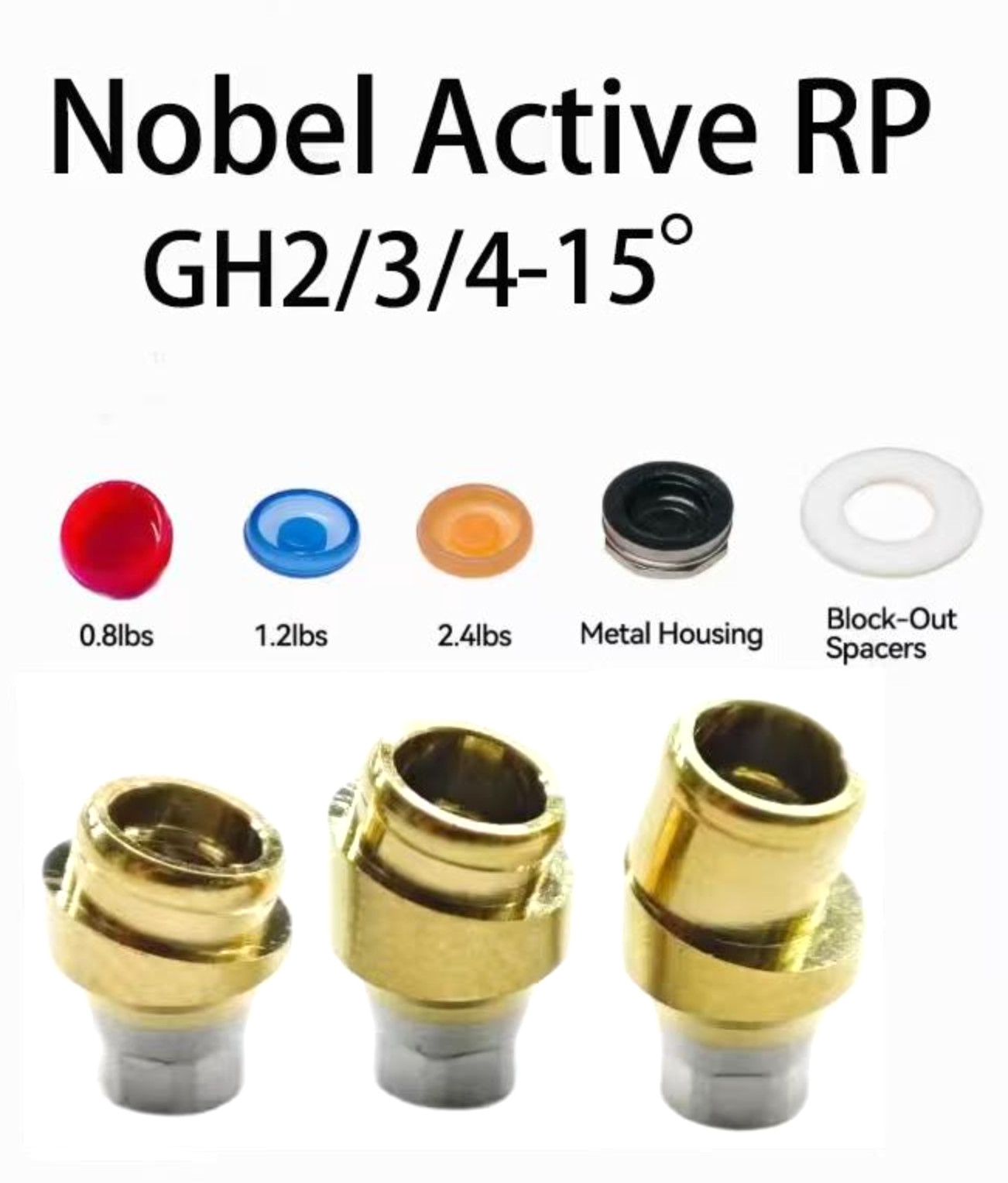 Nobel RP Angeld Locators 3 sizes included
