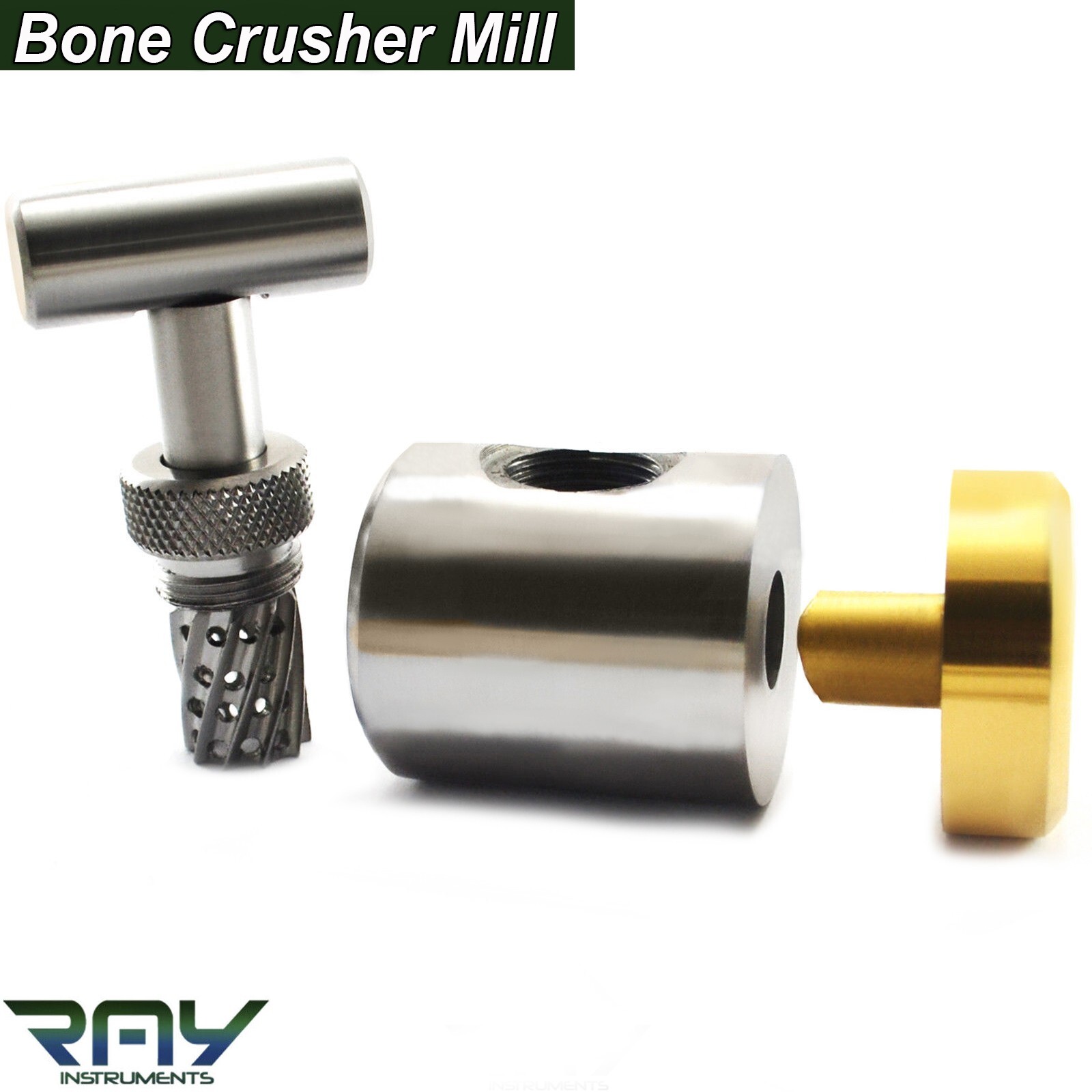 Dental Bone Crusher Mill Grafting Grinder Morselizer Implant Augmentation Tools