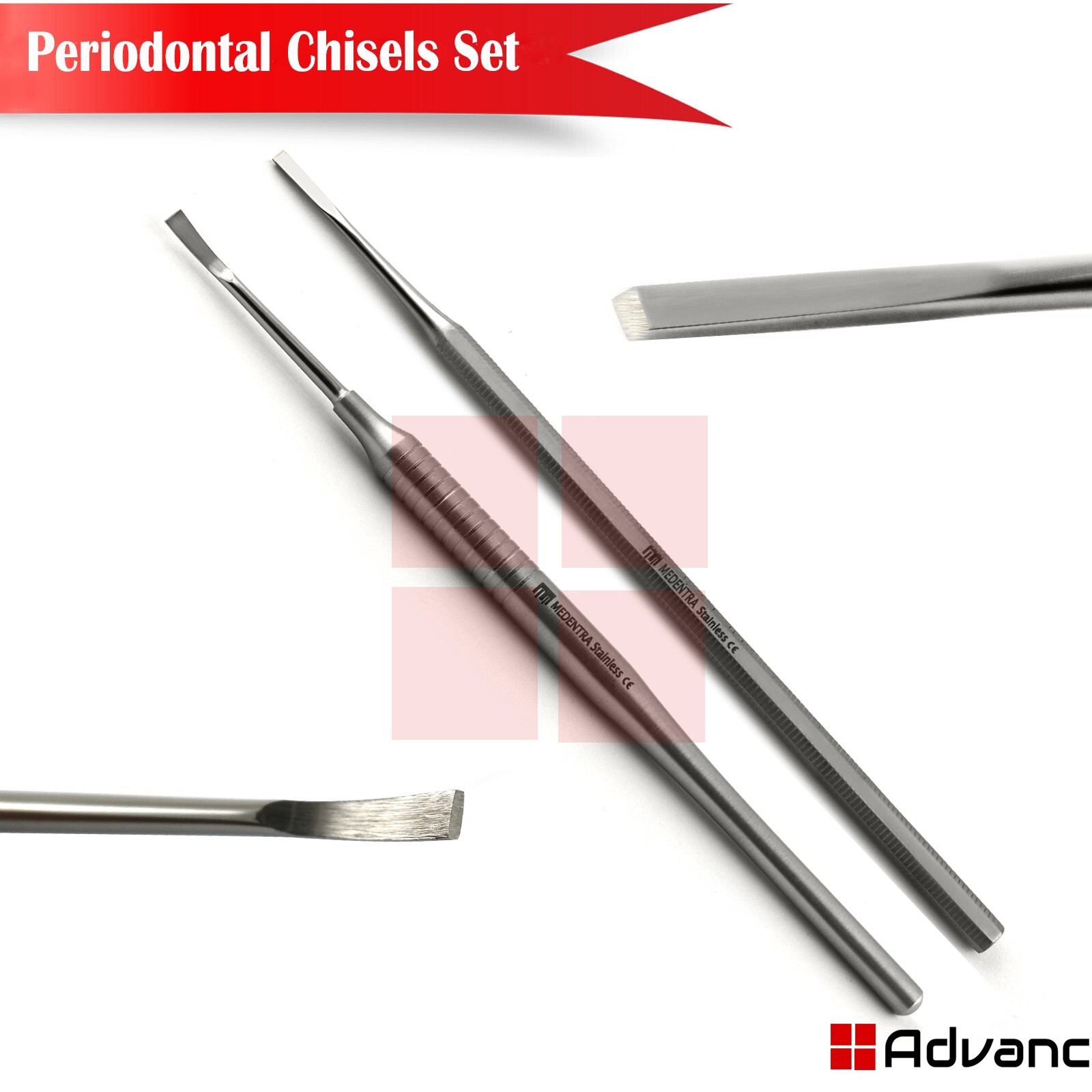 Periodontal Gardner Chisel D Zerfing Implant Bone Scraper Surgical Instruments