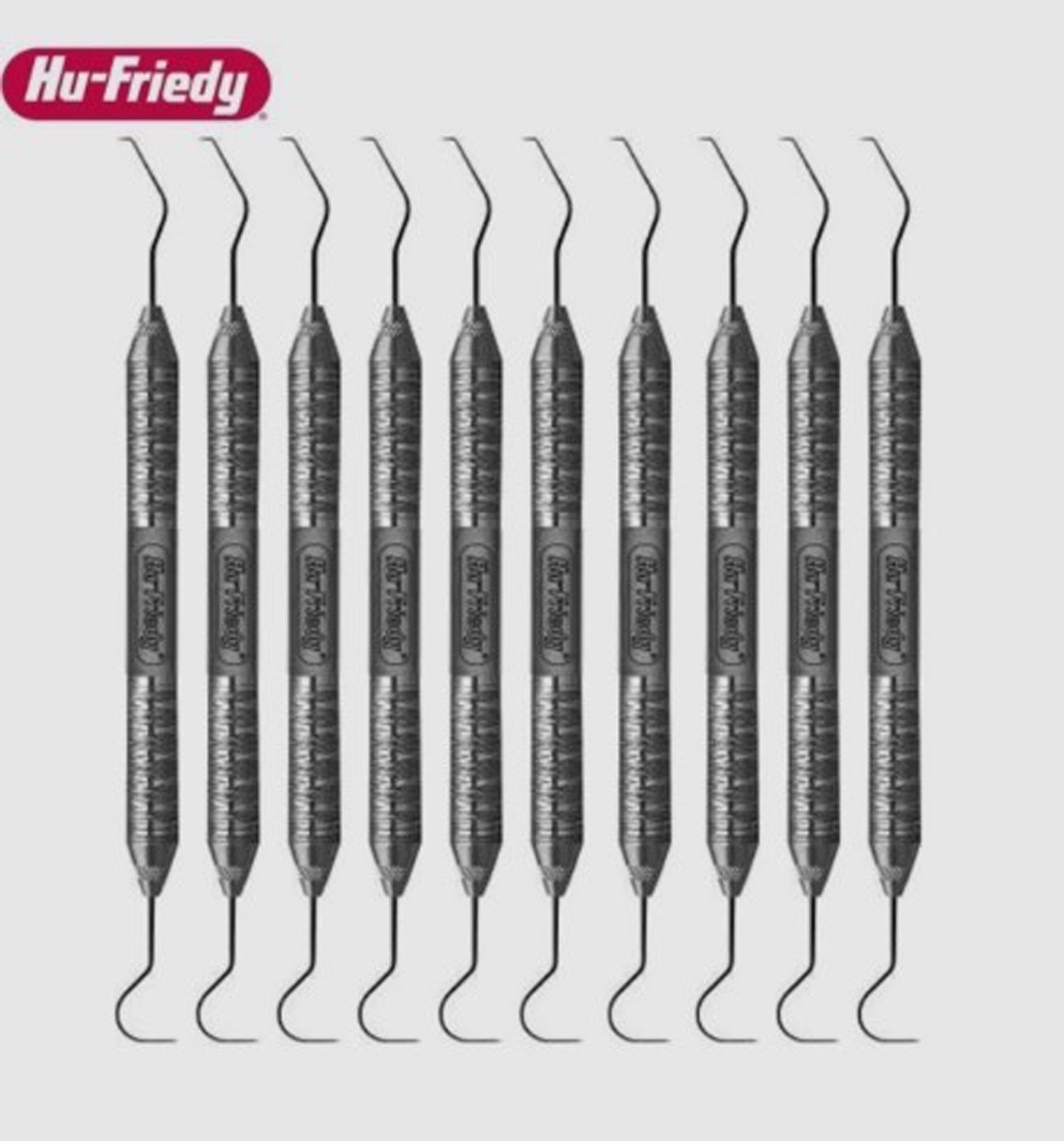 Lot of 10 Pcs Hu-Friedy Explorer EXD56 #6 Dental Instruments Satin Steel Handle