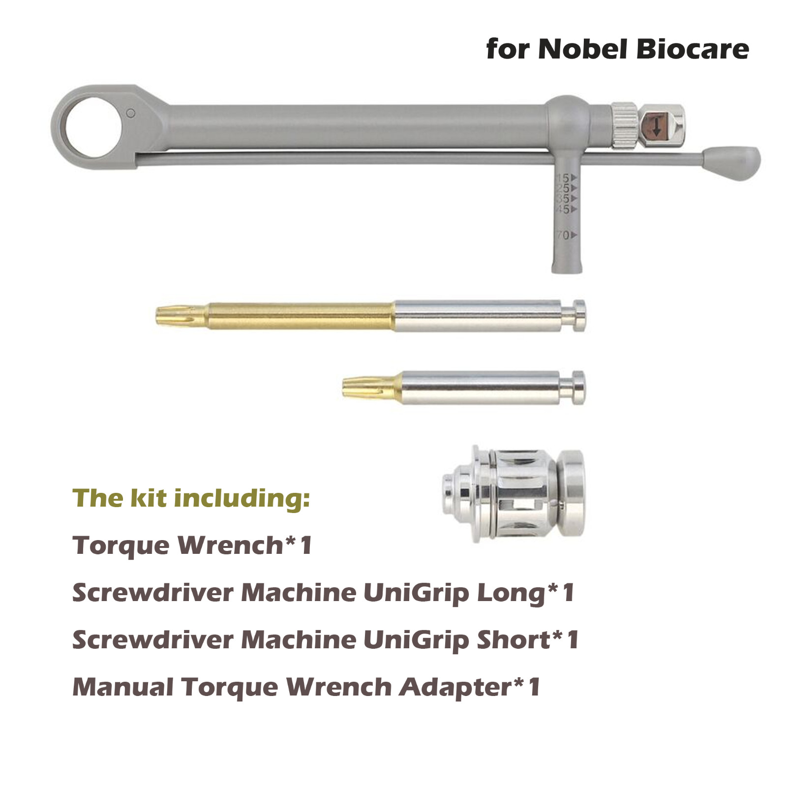 Dental Nobel Biocare Implant Screwdriver Latch Machine UniGrip Torque Wrench