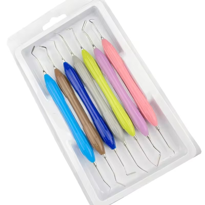 Professional Dental Filling Tool Set – 7 Color-Coded Composite Instruments