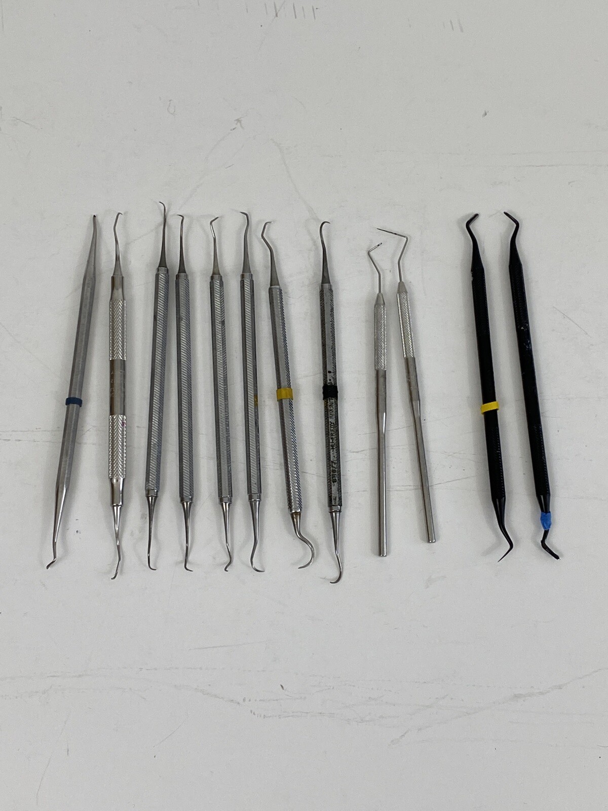 Lot Of 9 HU-Friedy Dental Intruments & 2 American Brand Dental Instruments /r