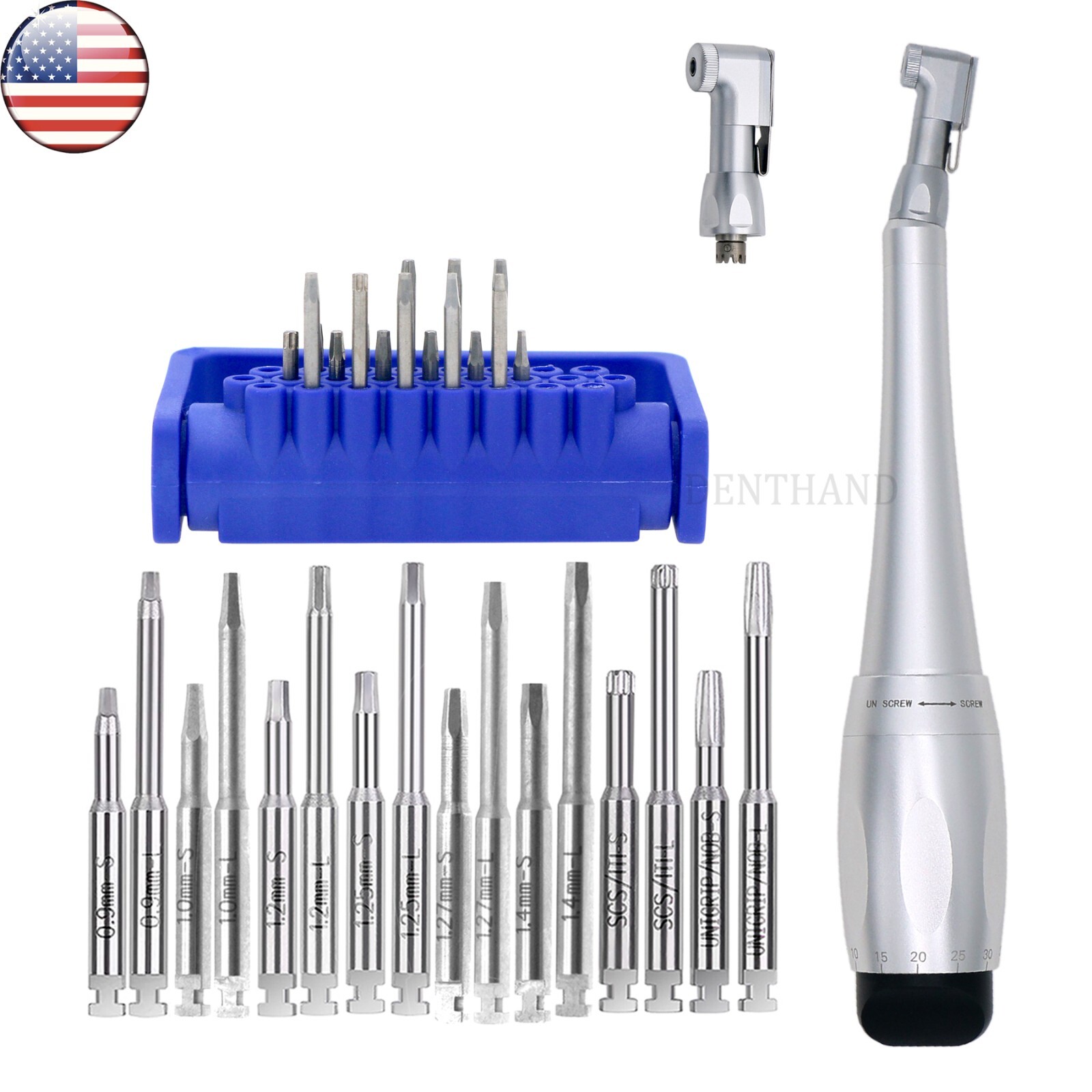 US Dental SD Torque Driver Torque Wrench Handpiece Universal Surgident 16 Driver