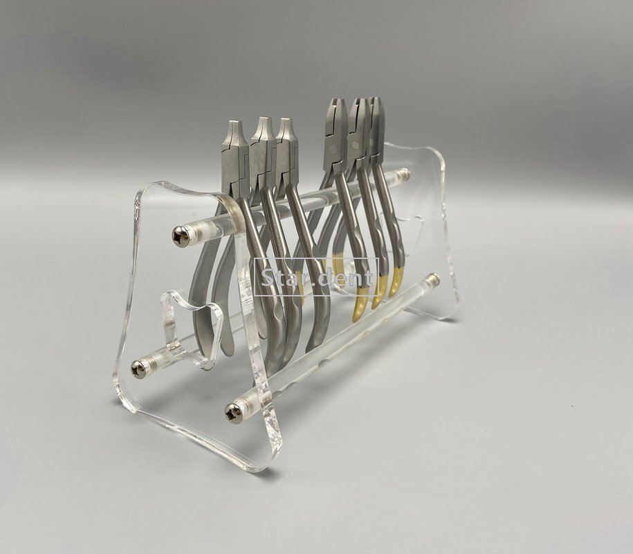 Dental Orthodontic Plier Holder Forceps placement Rack Scissor Frame Tools Stand