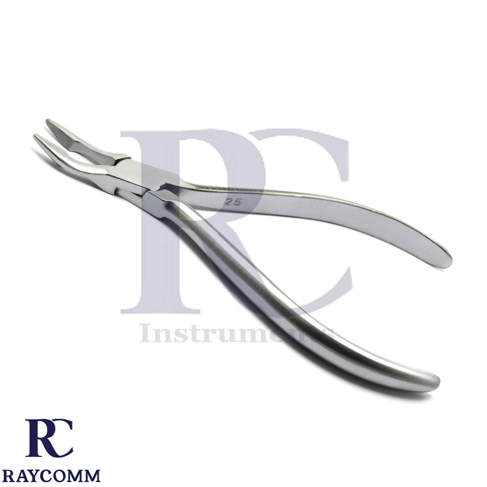 Dental Red Bite Stick Mathieu Needle Holder Orthodontic Bracket Holding Tweezers