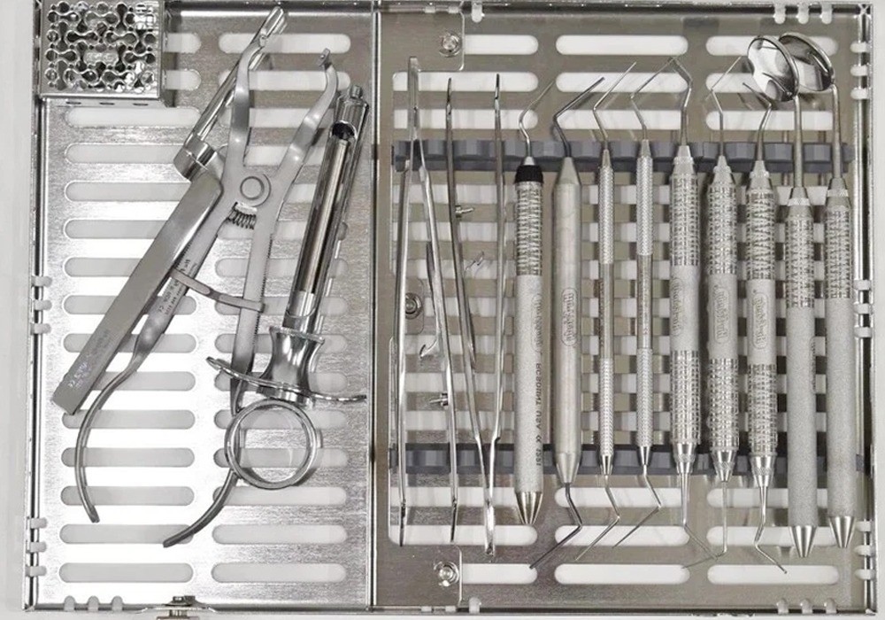Hu Friedy Dental Endodontic Instruments 15 Pcs Set w/LRG Sterilization Cassette