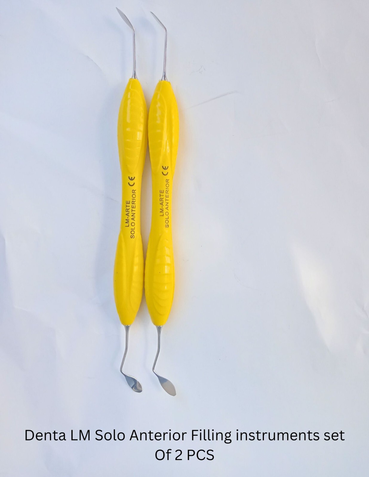 Dental Composite Resin Filling Solo Anterior Spatula Instruments Tools 2 Pcs Set
