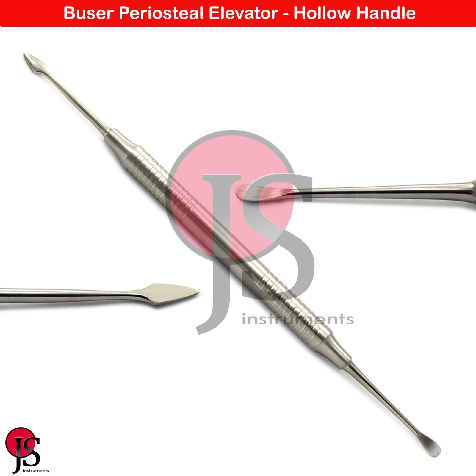 Dental Periosteal Elevator Molt 4 Curette Cheek Retractor Micro Scissors Forceps