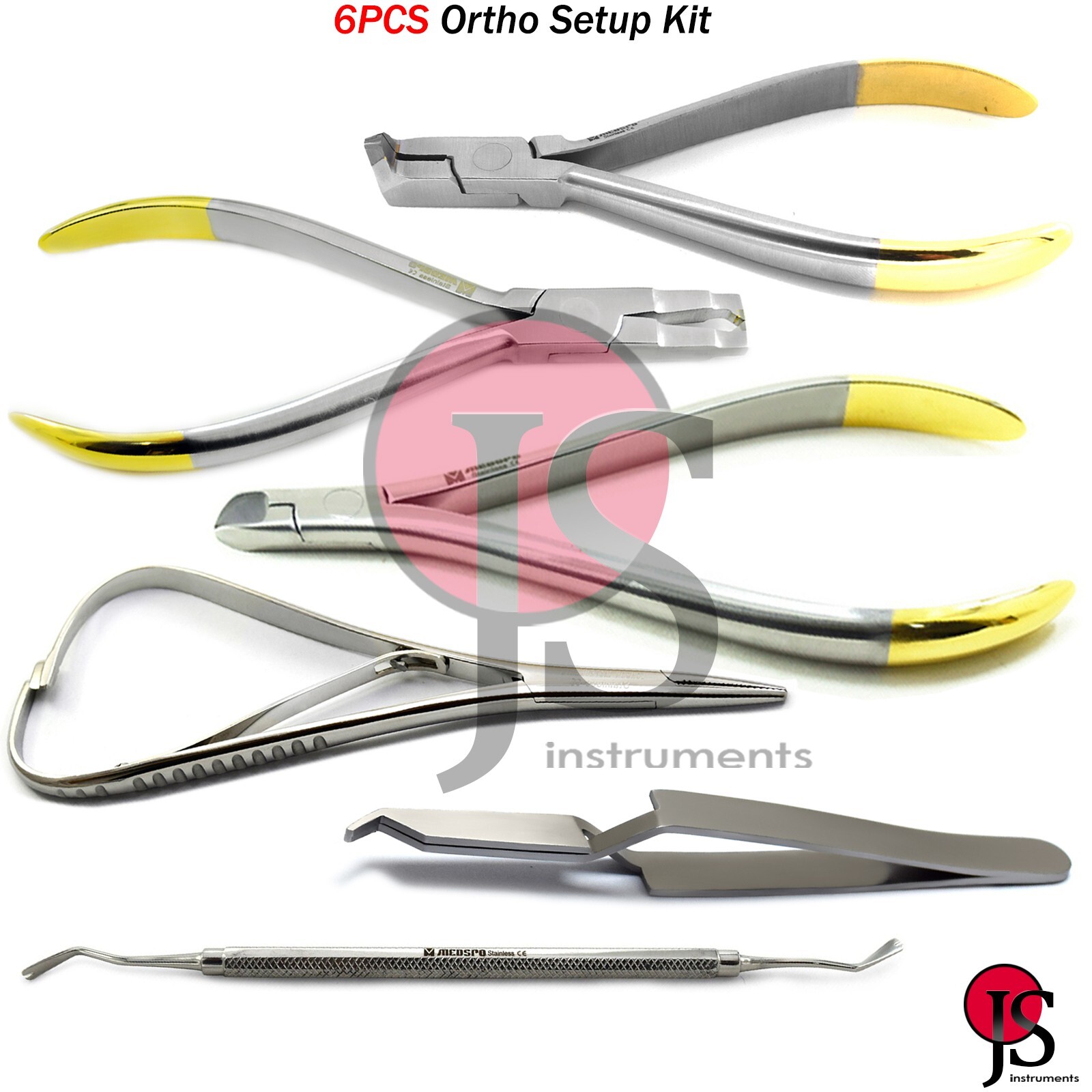 Orthodontic Distal Cutter Bracket Remover Pliers Needle Holder Ligature Tucker