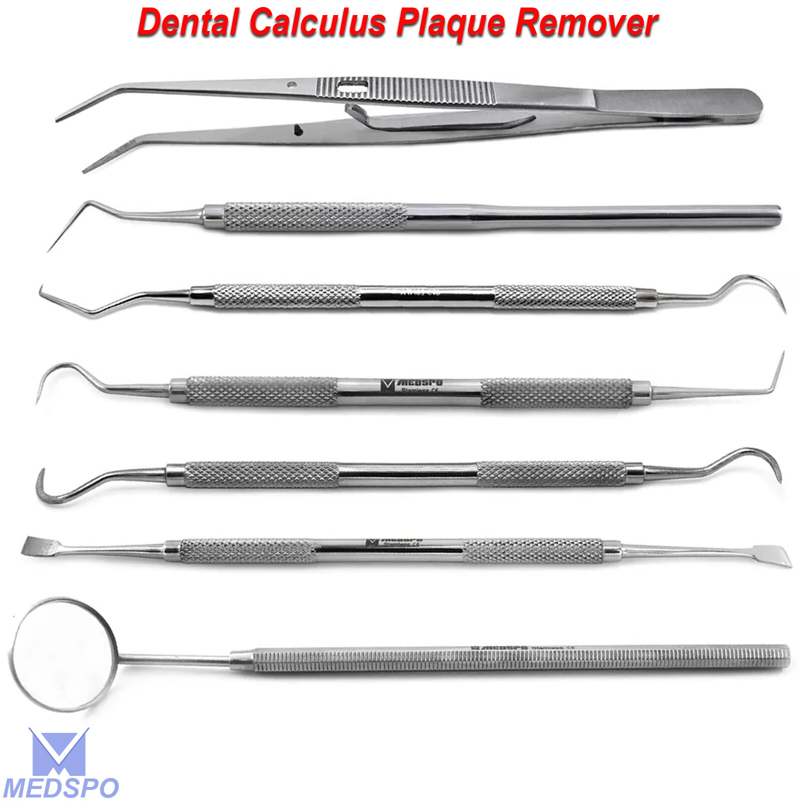 Hygiene Tartar Calculus Plaque Remover Tooth Scraper Scaler Dental Instruments