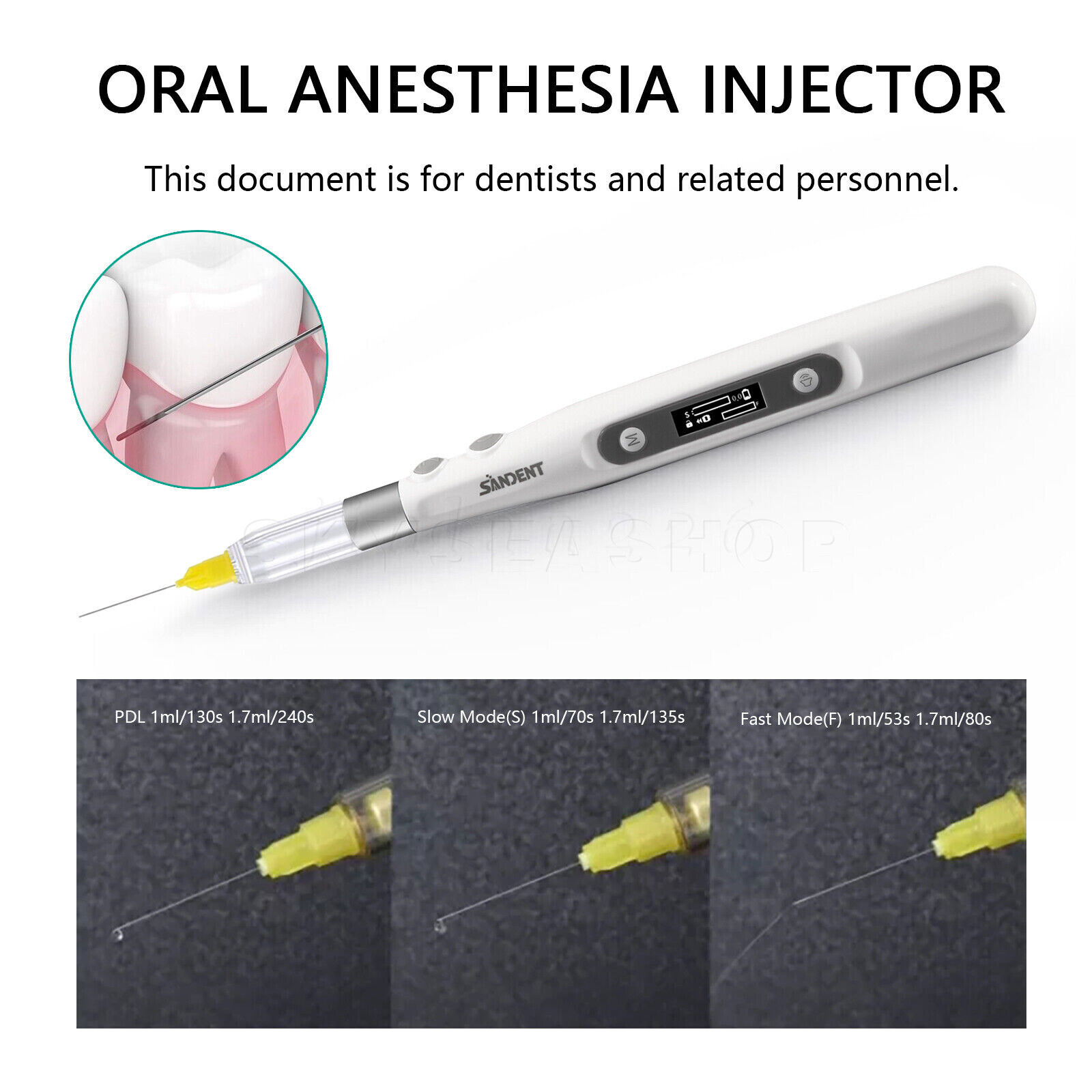 NEW Dental Painless Oral Local Anesthesia Device anestesia Pen SK