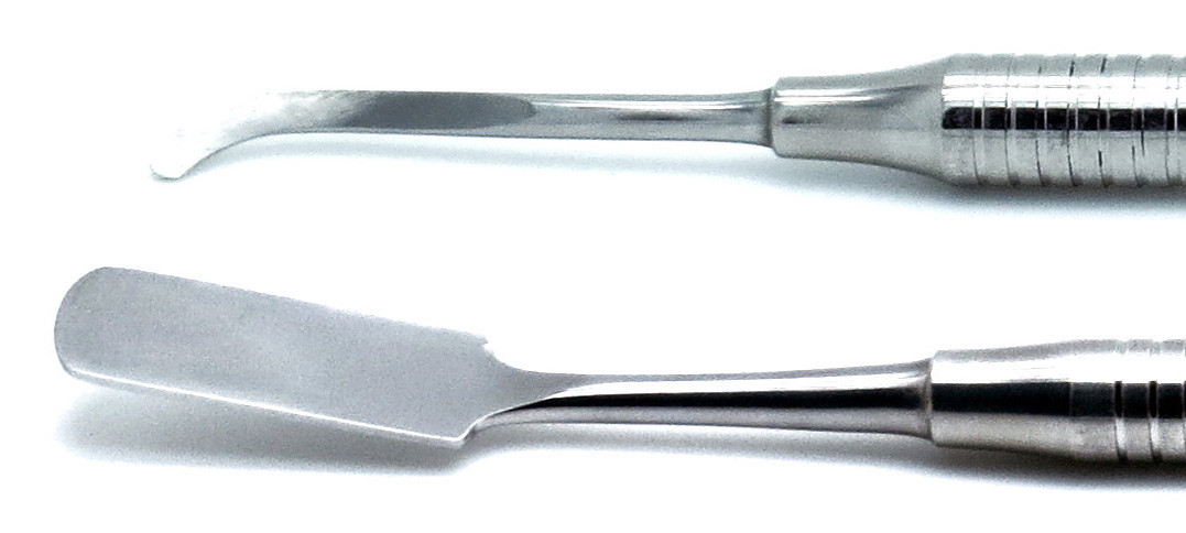 2 Pcs Pritchard & Freer Periosteal Elevator Dental Surgical Oral Instruments