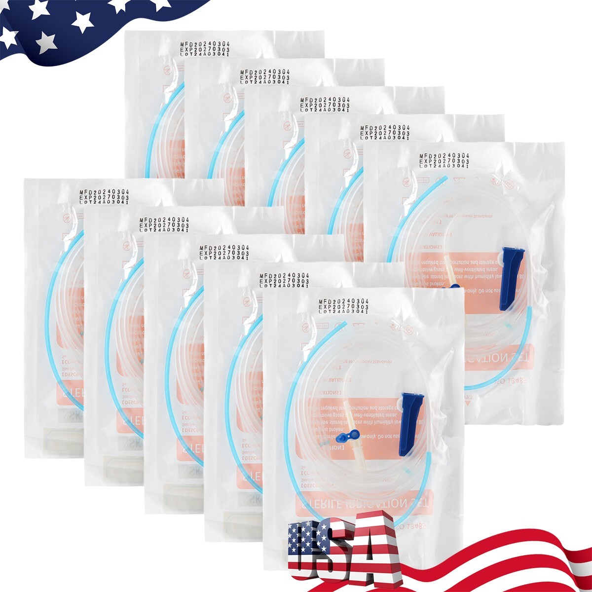 10 X Dental Implant Surgery Irrigation Tubes Tubing Disposable Hose fit For NSK