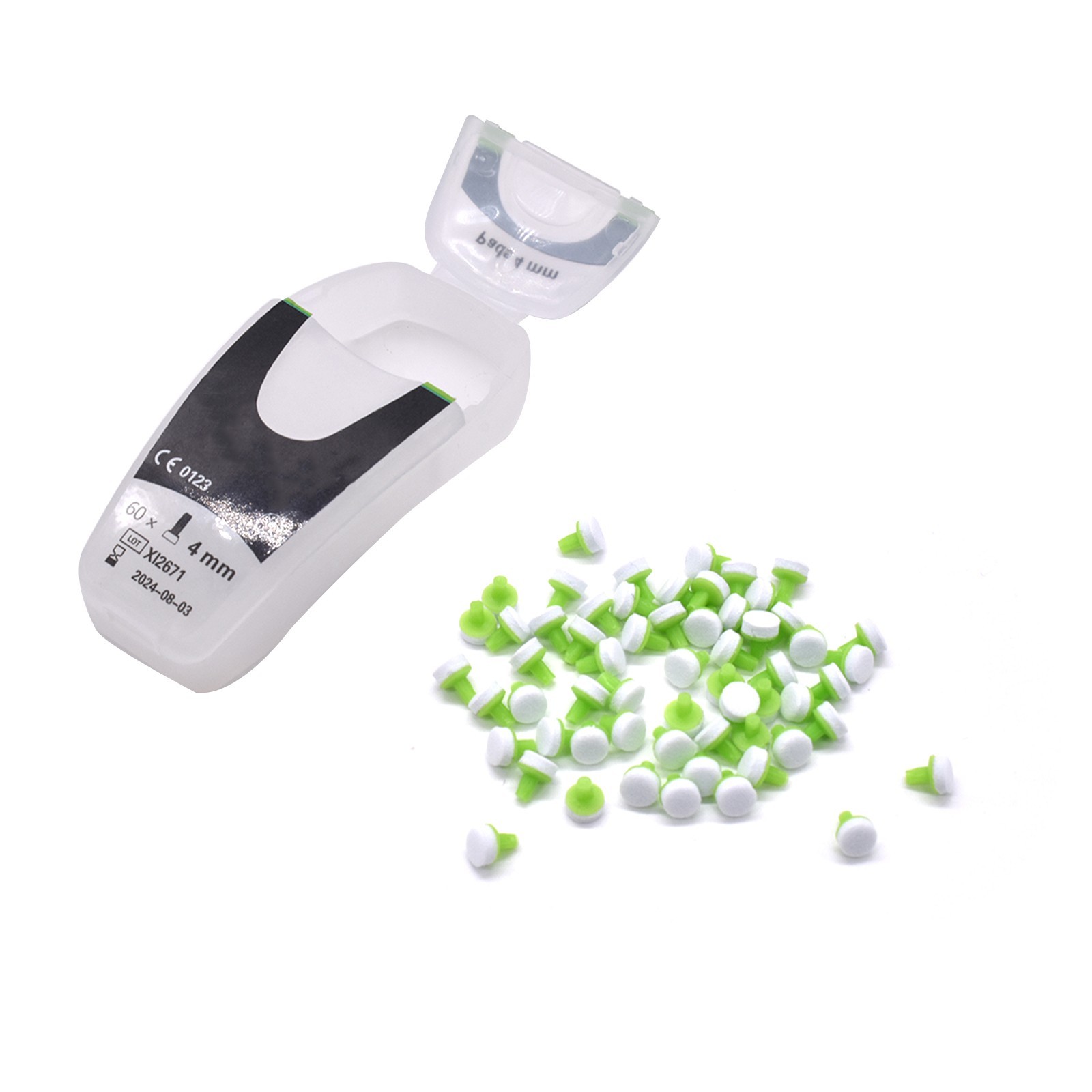 60pcs Dental Foam Pads Composite Resin Light Curing Veneer Optrasculpt Pad 4mm