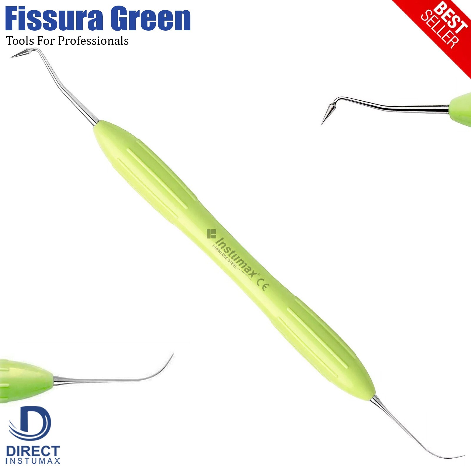 Fissura Dental Composite Filling Instruments Restorative Silicone Handle