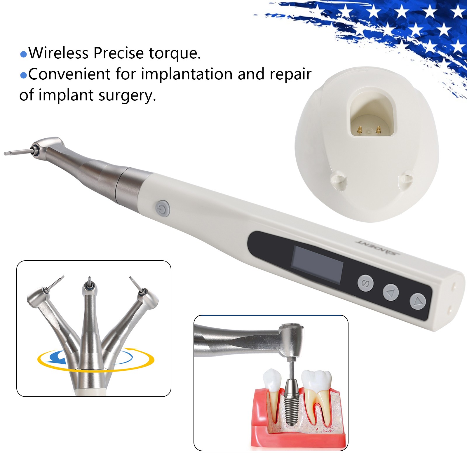 10 X NSK PANA MAX Style Dental High Speed Handpiece Turbine 4 Holes Push Button