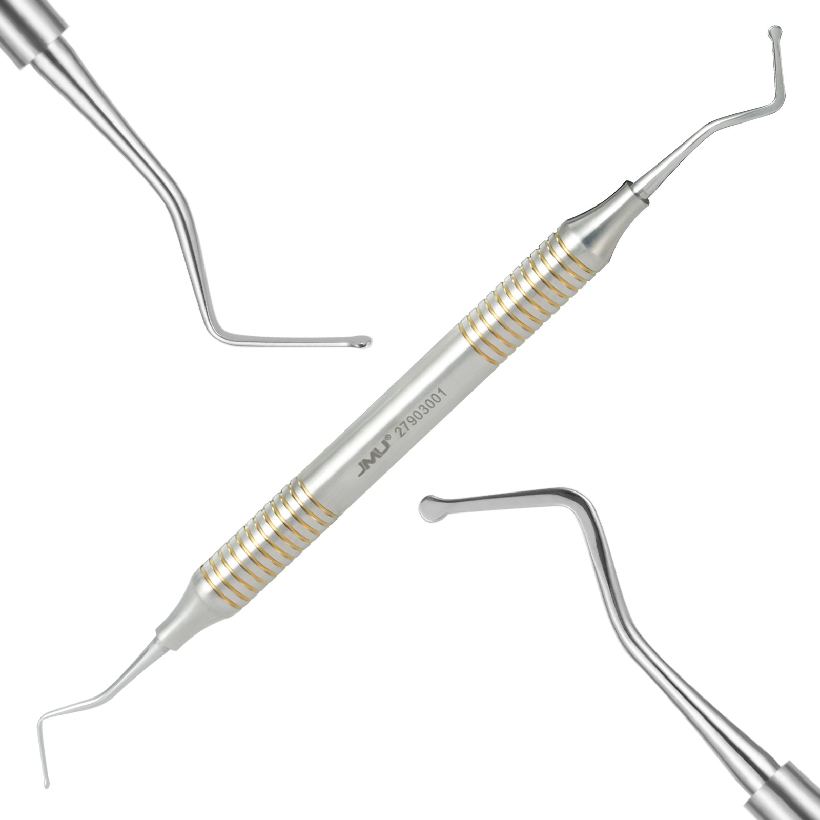 1/3Pcs JMU Dental Cord Packer Gingival Retraction NON-SERRATED Instrument