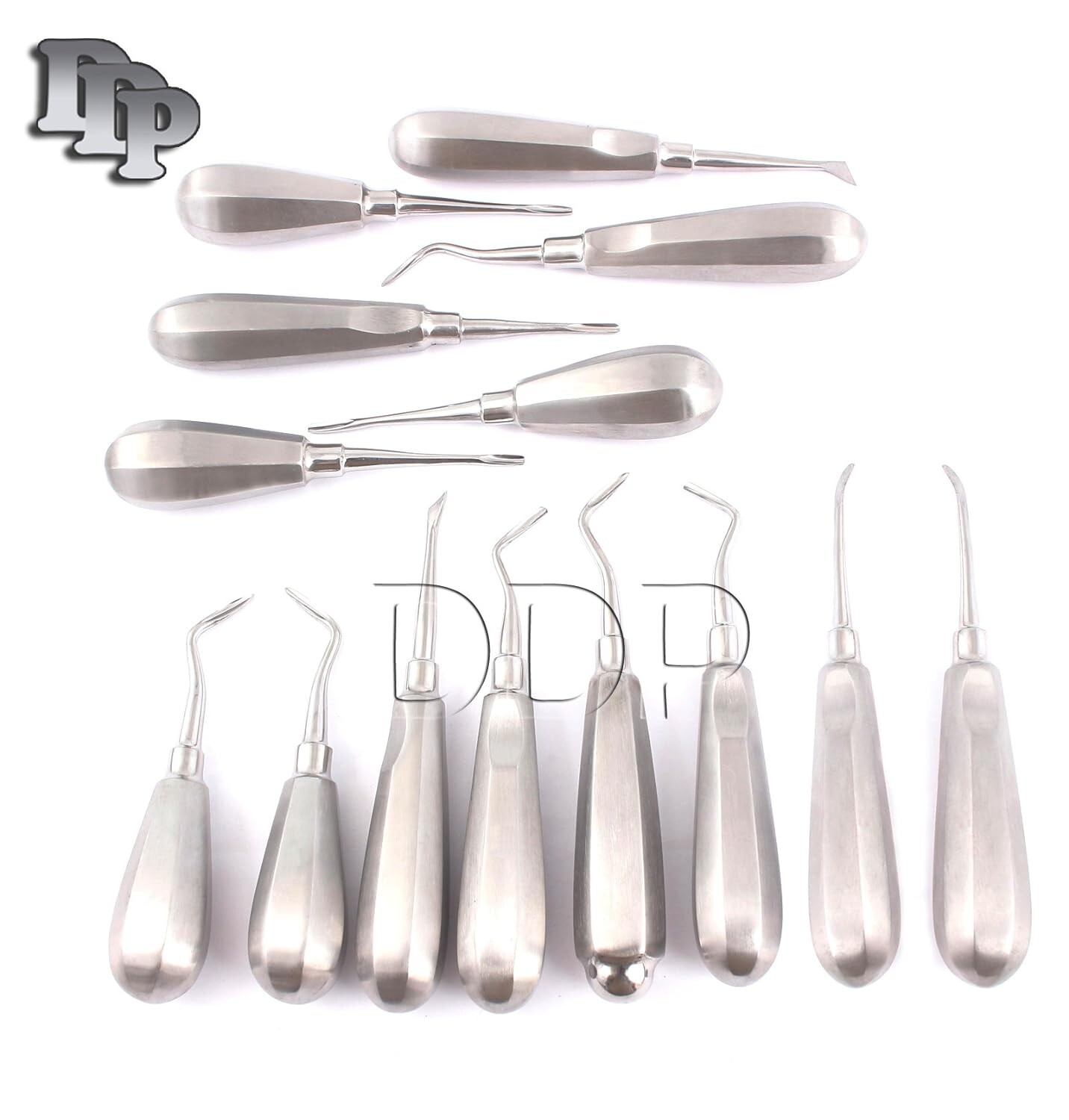 15 Dental Elevators Extraction Surgical Instruments NEW