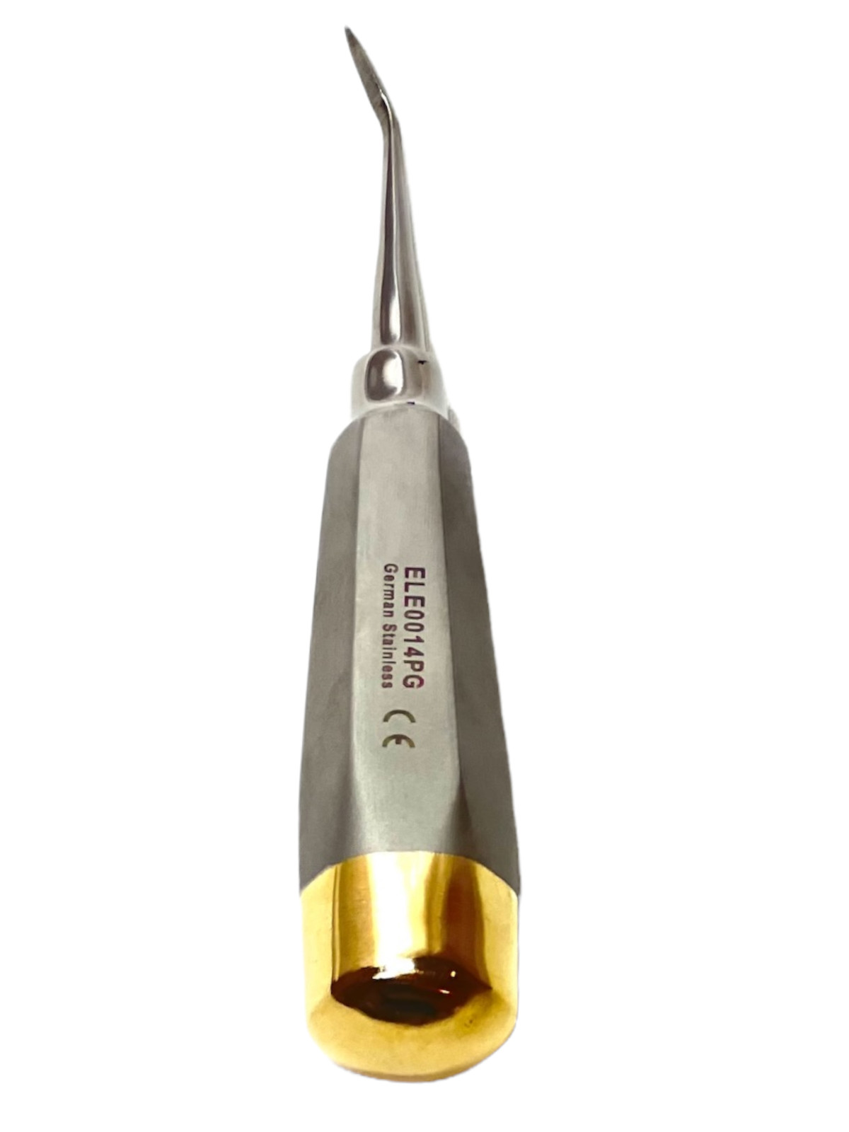 2PCS GERMAN DENTAL ELEVATOR CRANE PICK WITH GOLD HANDLE SURGICAL INSTRUMENTS