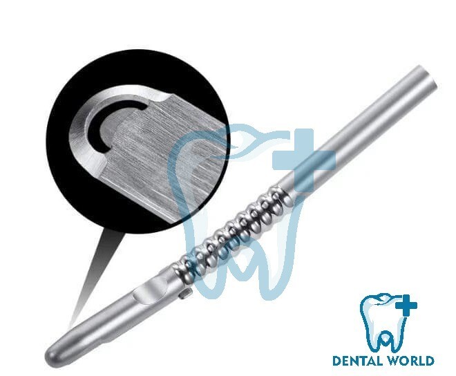Dental Bone Scraper Harvester Curved Implant Bone Grafting Collector Surgical CE