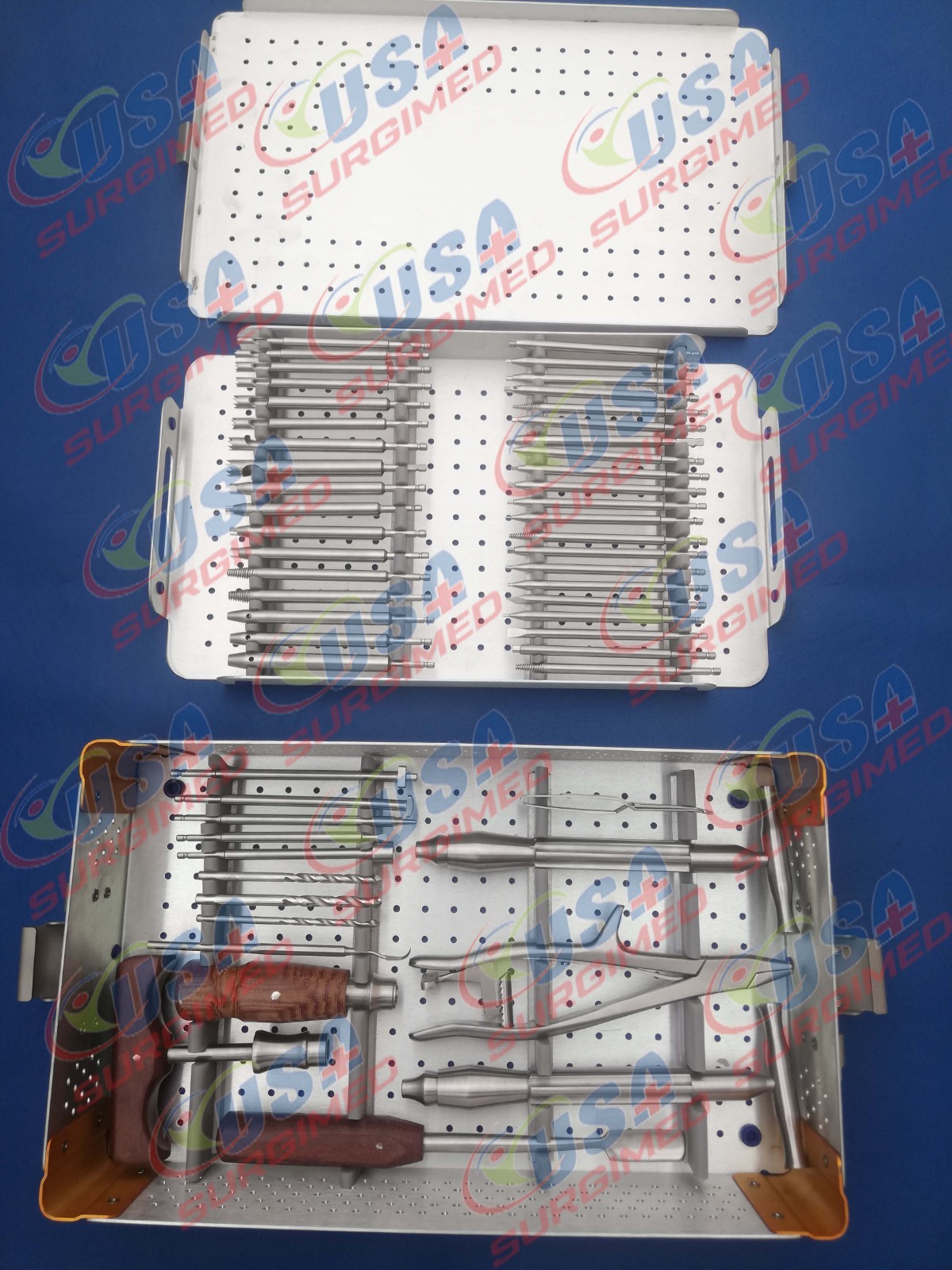 56Pcs Broken Screw Removal Set Internal Fixator Extractor Orthopedic Instruments