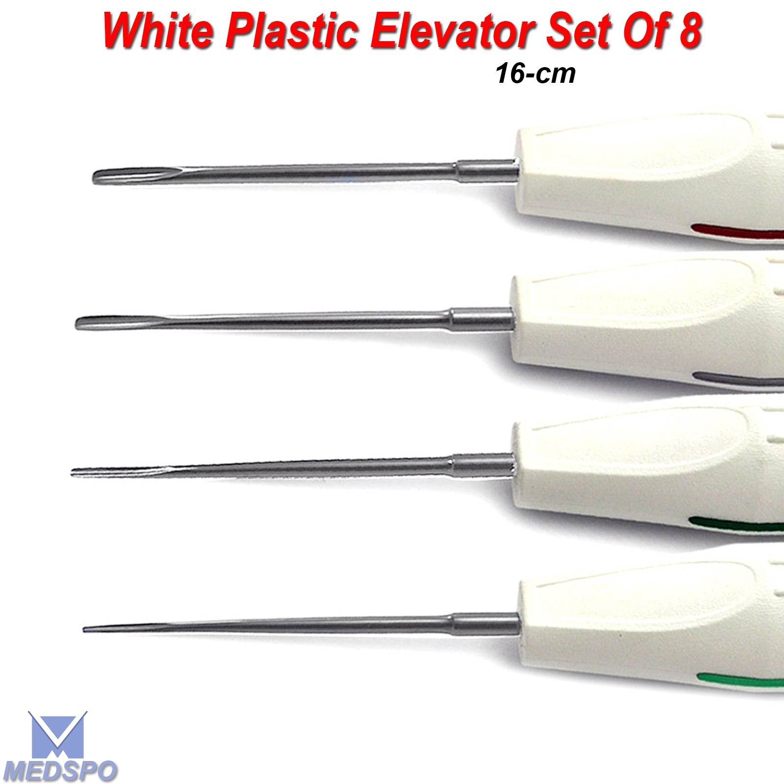Luxating Tooth Extracting Root Elevators Dentistry Surgical Instruments kit Of 8