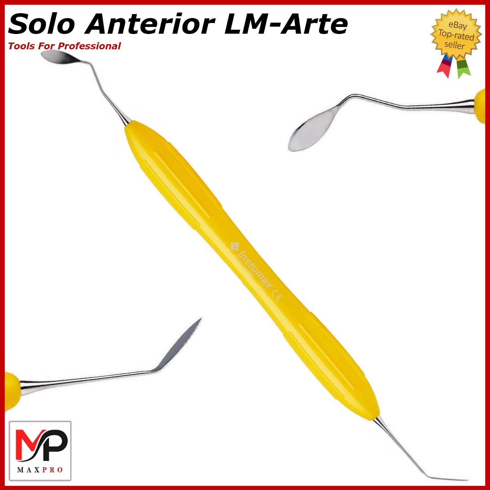 Solo Anterior Dental Composite Filling Instruments Restorative Silicone Handle