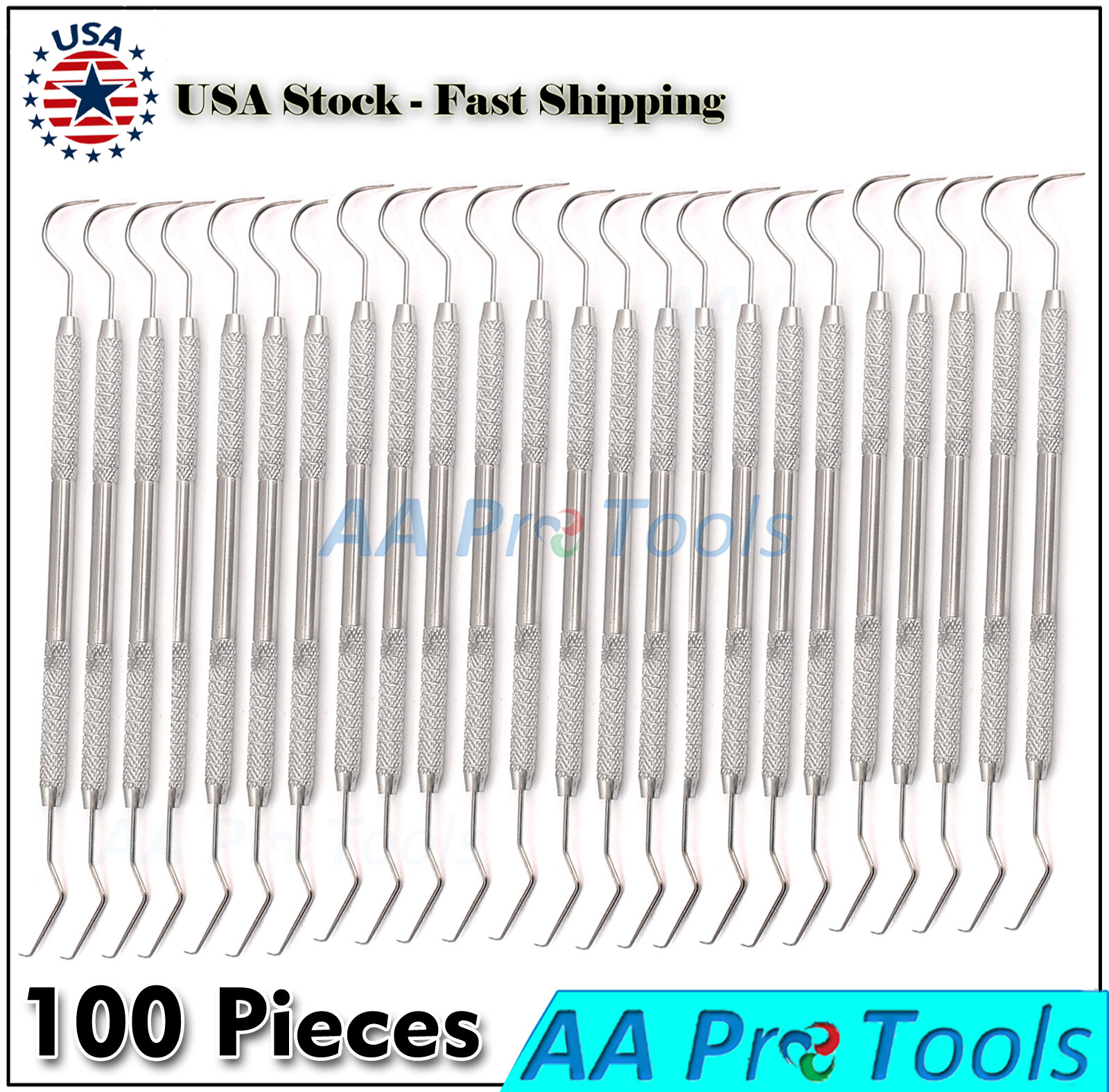 100× Dental Explorer 23/17A Double Ended Diagnostic Instruments