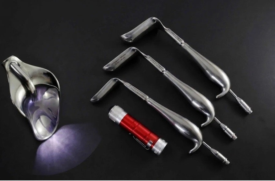 Hill Ferguson Rectal Retractor Fiber Optic 3 PCs Set S,M,L Surgical Instruments