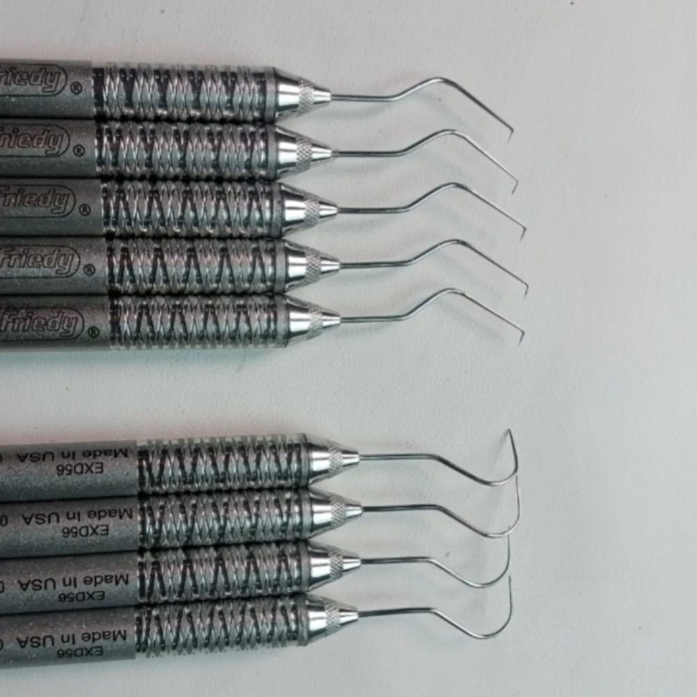 Lot of 10pcs Hu-Friedy Explorer EXD56 #5 Dental Instruments Satin Steel Handle..